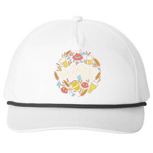 Celebrating Oktoberfest Festival Snapback Five-Panel Rope Hat