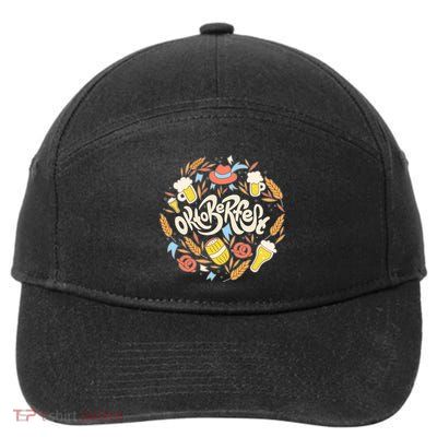 Celebrating Oktoberfest Festival 7-Panel Snapback Hat