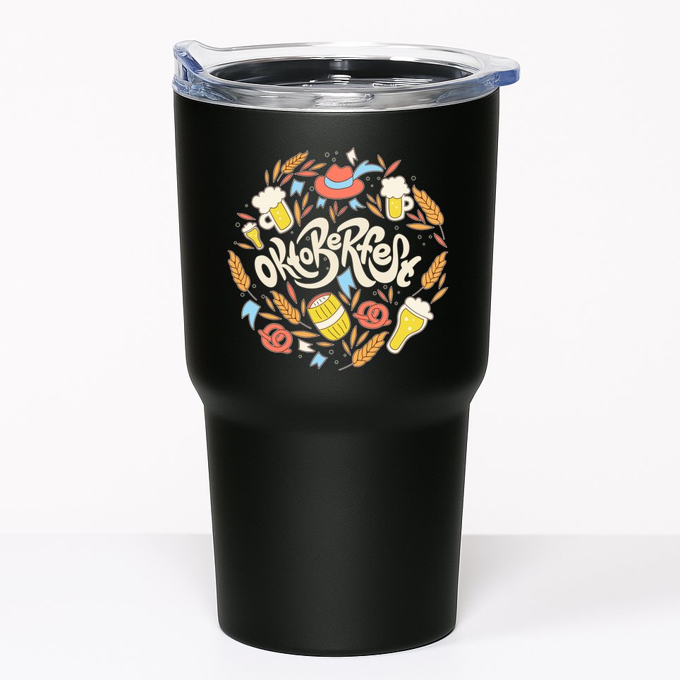 Celebrating Oktoberfest Festival Tumbler
