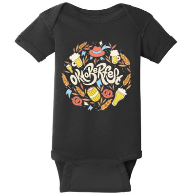 Celebrating Oktoberfest Festival Baby Bodysuit