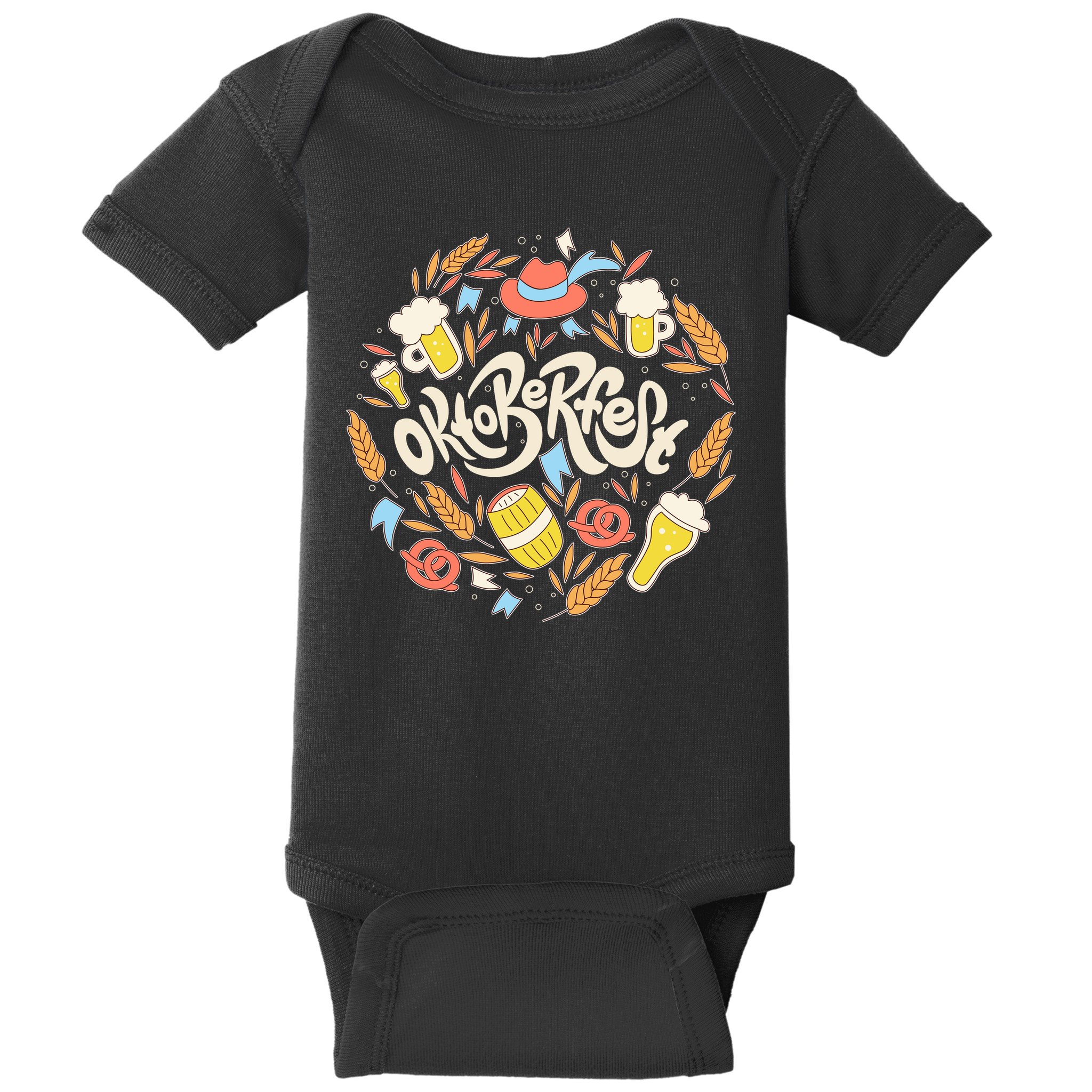 Celebrating Oktoberfest Festival Baby Bodysuit