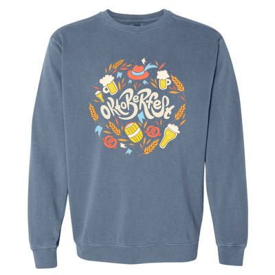 Celebrating Oktoberfest Festival Garment-Dyed Sweatshirt