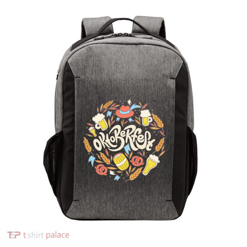 Celebrating Oktoberfest Festival Vector Backpack