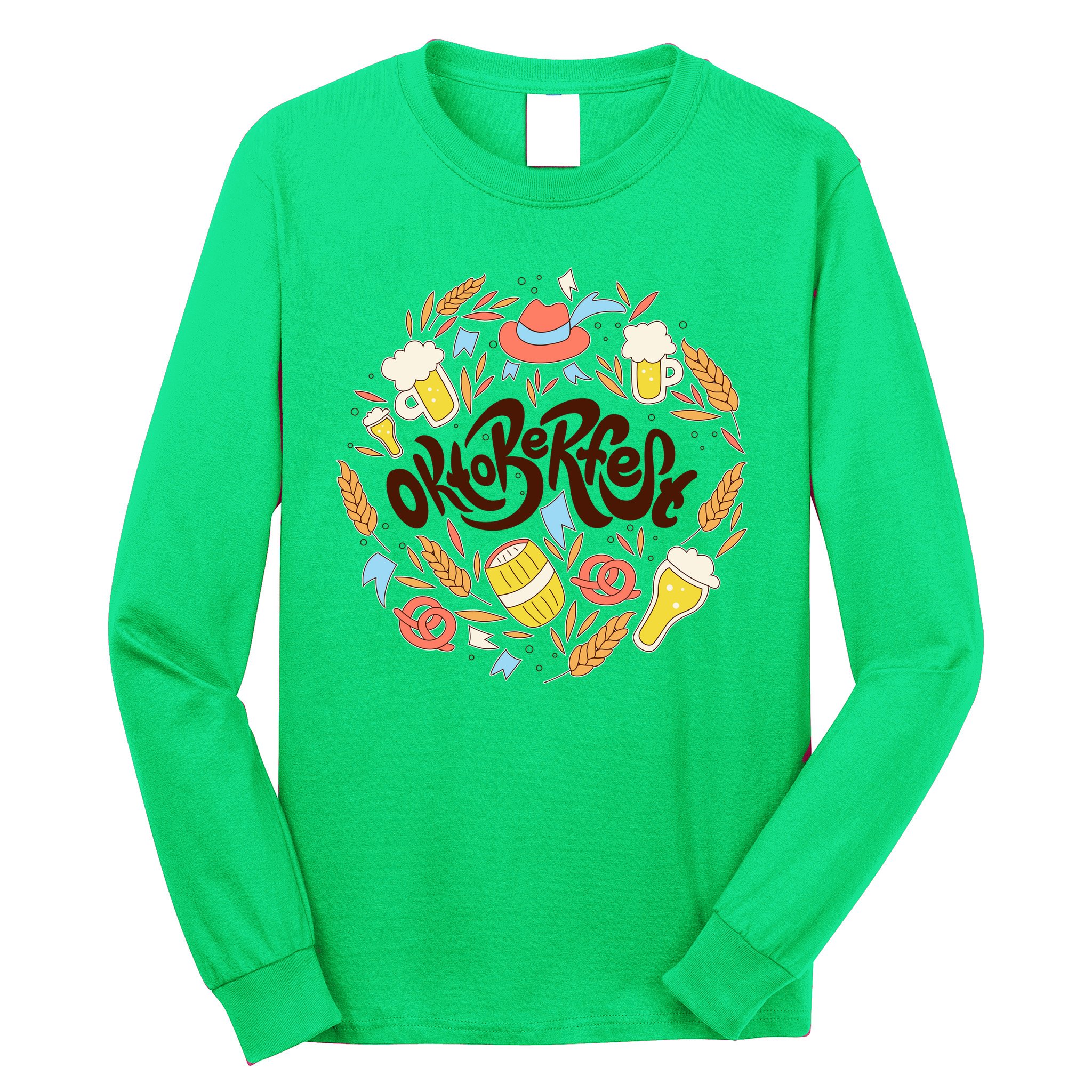 Celebrating Oktoberfest Festival Long Sleeve Shirt