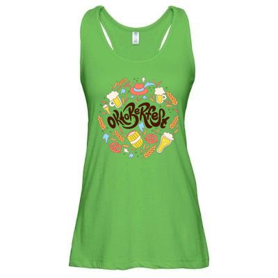 Celebrating Oktoberfest Festival Ladies Essential Flowy Tank