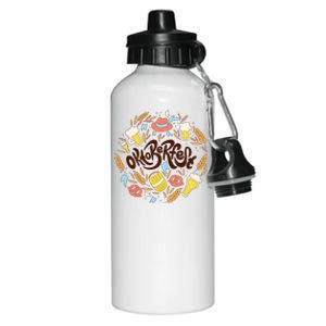 Celebrating Oktoberfest Festival Aluminum Water Bottle