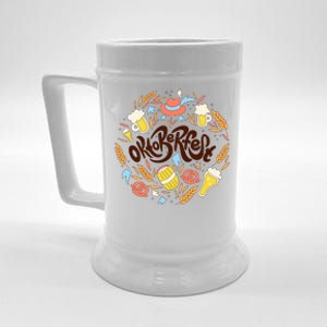 Celebrating Oktoberfest Festival Beer Stein