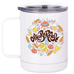 Celebrating Oktoberfest Festival 12 oz Stainless Steel Tumbler Cup