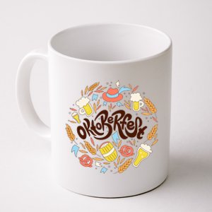 Celebrating Oktoberfest Festival Coffee Mug