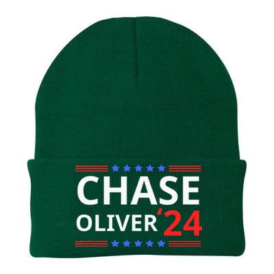 Chase Oliver For President 2024 Libertarian Vote For Chase Knit Cap Winter Beanie