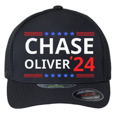 Chase Oliver For President 2024 Libertarian Vote For Chase Flexfit Unipanel Trucker Cap