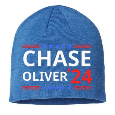 Chase Oliver For President 2024 Libertarian Vote For Chase Sustainable Beanie