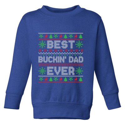 Christmas Outfits For Holiday Party Best Buckin Dad Ever Gift Toddler Sweatshirt
