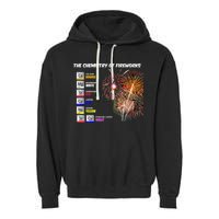 Chemistry Of Fireworks 4th Of July Science Nerd Garment-Dyed Fleece Hoodie