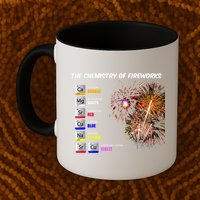 Chemistry Of Fireworks 4th Of July Science Nerd Mug