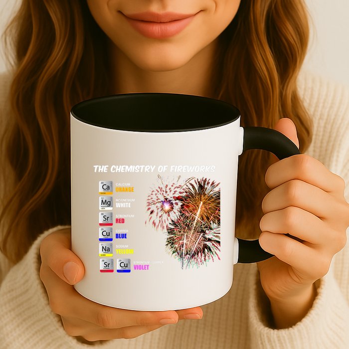 Chemistry Of Fireworks 4th Of July Science Nerd Mug
