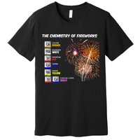 Chemistry Of Fireworks 4th Of July Science Nerd Premium T-Shirt