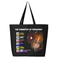 Chemistry Of Fireworks 4th Of July Science Nerd 25L Jumbo Tote