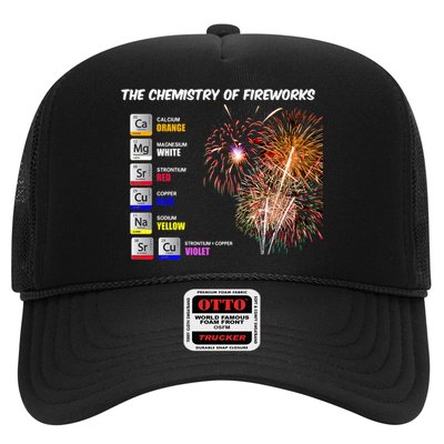 Chemistry Of Fireworks 4th Of July Science Nerd Trucker Hat