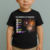 Chemistry Of Fireworks 4th Of July Science Nerd Toddler T-Shirt
