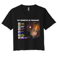 Chemistry Of Fireworks 4th Of July Science Nerd Crop Top