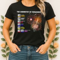 Chemistry Of Fireworks 4th Of July Science Nerd Womens T-Shirt