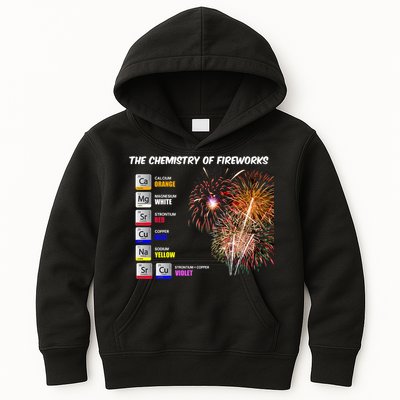 Chemistry Of Fireworks 4th Of July Science Nerd Kids Hoodie