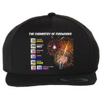 Chemistry Of Fireworks 4th Of July Science Nerd Wool Snapback Cap