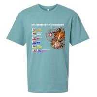Chemistry Of Fireworks 4th Of July Science Nerd Sueded Cloud Jersey T-Shirt