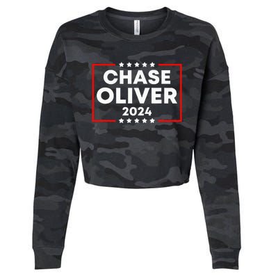 Chase Oliver For President 2024 Cropped Pullover Crew