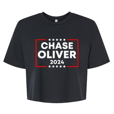 Chase Oliver For President 2024 Bella+Canvas Jersey Crop Tee