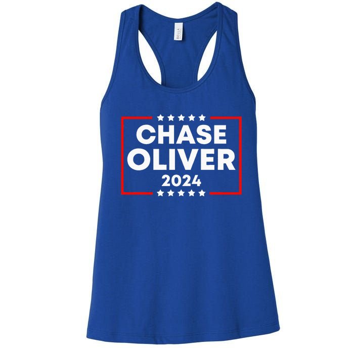 Chase Oliver For President 2024 Women's Racerback Tank