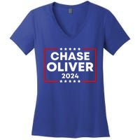 Chase Oliver For President 2024 Women's V-Neck T-Shirt