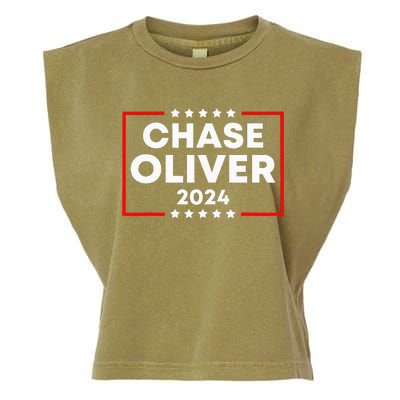 Chase Oliver For President 2024 Garment-Dyed Women's Muscle Tee