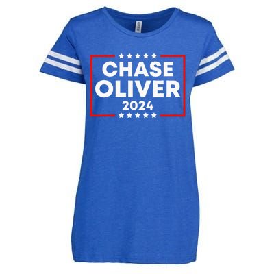 Chase Oliver For President 2024 Enza Ladies Jersey Football T-Shirt