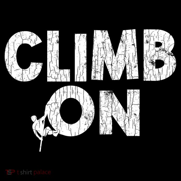 Climb On Funny Mountain Climbing Rock Climber Graphic Gift Impact Tech Backpack
