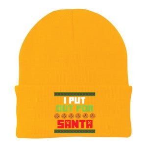 Cookies Out For Santa Christmas Gift Knit Cap Winter Beanie