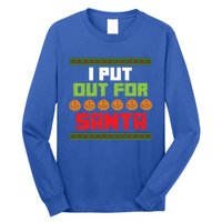 Cookies Out For Santa Christmas Gift Long Sleeve Shirt