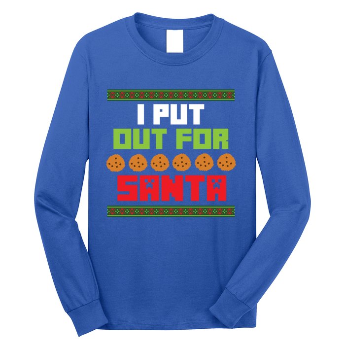 Cookies Out For Santa Christmas Gift Long Sleeve Shirt