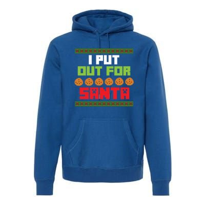 Cookies Out For Santa Christmas Gift Premium Hoodie