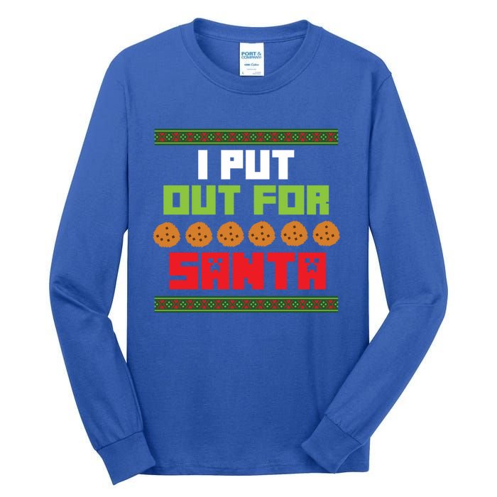 Cookies Out For Santa Christmas Gift Tall Long Sleeve T-Shirt