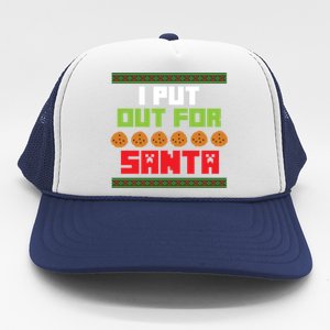 Cookies Out For Santa Christmas Gift Trucker Hat