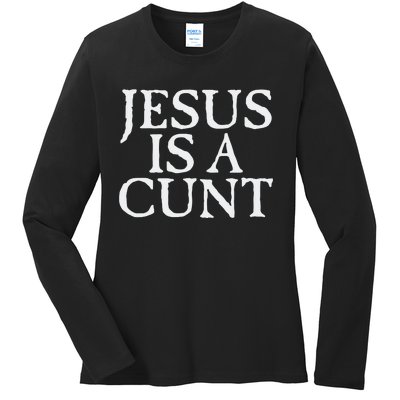 Cradle Of Filth Jesus Is A Cunt Ladies Long Sleeve Shirt