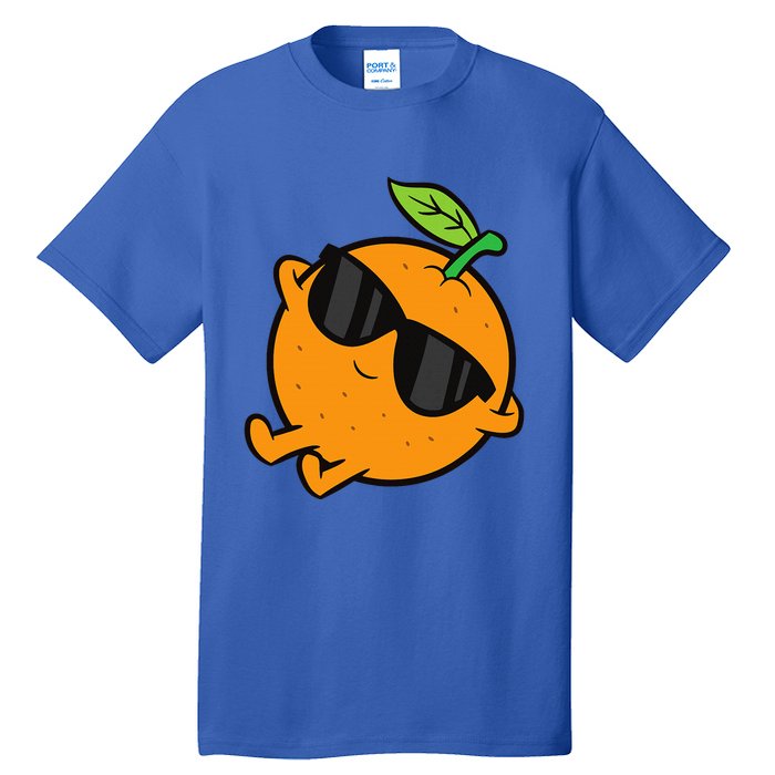 Cute Orange Fruit Relaxing Lazy Orange Tall T-Shirt