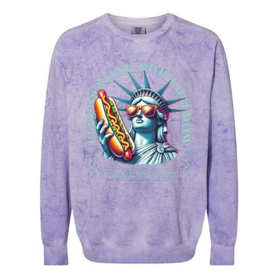 Celebrating Our Freedom Colorblast Crewneck Sweatshirt