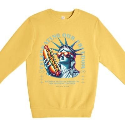 Celebrating Our Freedom Premium Crewneck Sweatshirt