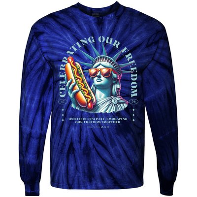 Celebrating Our Freedom Tie-Dye Long Sleeve Shirt