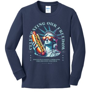 Celebrating Our Freedom Kids Long Sleeve Shirt