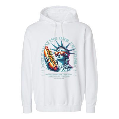 Celebrating Our Freedom Garment-Dyed Fleece Hoodie