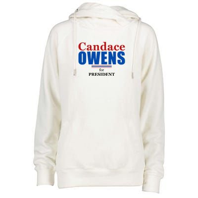 Candace Owens For President 2024 Womens Funnel Neck Pullover Hood